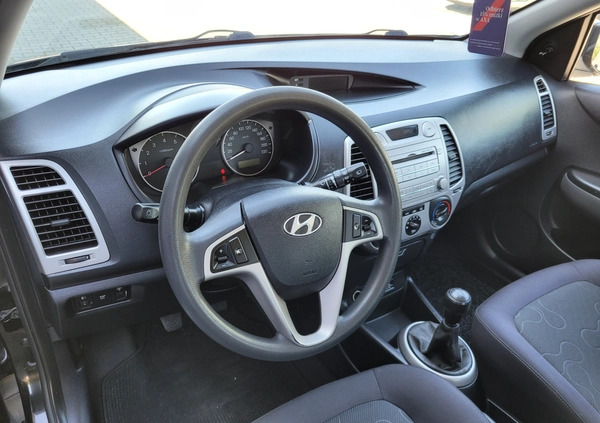 Hyundai i20 cena 17900 przebieg: 79000, rok produkcji 2010 z Kcynia małe 254